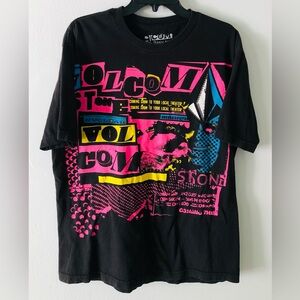 Y2K Volcom Neon Graphic Tee